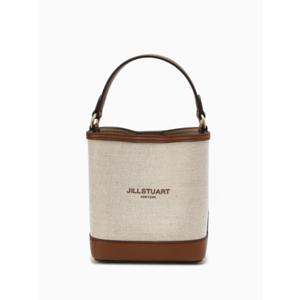[JILLSTUART ACC][뉴페이퍼] 아이보리 캔버스 버킷백M  JABA4F649I2