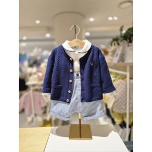 블루독베이비 10 25SS 봄신상(NY)가디건 서스펜더 팬츠 3SET (4511361103)