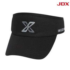 JDX 세이브존07 여성 로고 바이저 캡 X1CPW5902BK