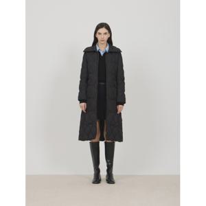 [쥬크]오픈 카라 벨티드 슬림핏 구스패딩_Z244PSG809