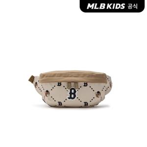 [MLB키즈 공식] 25N 다이아 모노그램 모노베어 배색 힙색 BOS (D.Beige) 7AHSC015N-
