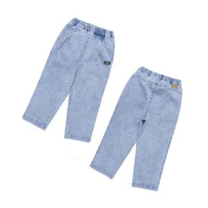 내셔널지오그래픽키즈 K251UPT310 남여공용 토들러 키즈 허리밴딩 배기핏 데님팬츠