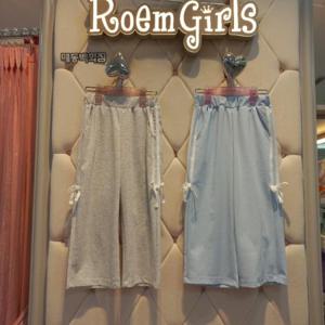 로엠걸즈 DP01 리본장식 와이드 팬츠 RGTM2512C