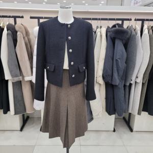 [온앤온]노카라 앙고라혼방 플랩포켓 자켓njw4wja1001