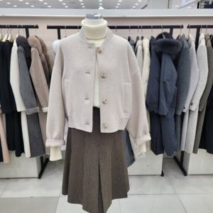 [온앤온]니트카라 카시미어혼방 핸드메이드 자켓 njw4wha0701