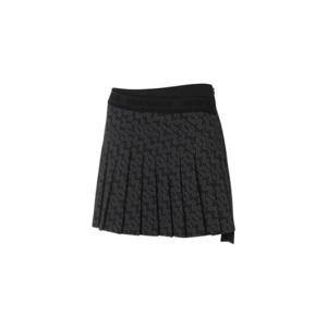 [인][와이드앵글] WWP23Q14Z1  여성 CO 올오버 모노그램 플리츠 큐롯 (Black)