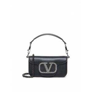 [VALENTINO] 여성 크로스 바디 백 스몰 Loc 숄더 인 카프스킨 6W2B0K53CWR249 블랙 /8