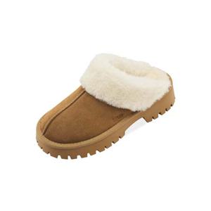 [클립] Lambs wool Slippers -SA9063 (소프트카멜)