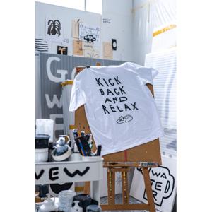 [코오롱스포츠] 남녀공용 그래픽 티셔츠 (KICK BACK) JWTCM24841WHX