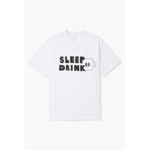 [코오롱스포츠] 남녀공용 그래픽 티셔츠 (SLEEP DRINK) JWTCM24801WHX