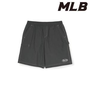 MLB (3ASMV0653-43CGD) 빈티지 컬시브 스티치 카고 6부 반바지