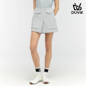 듀빅 여성 페이크 랩 스커트 4부 반바지 DF2WPH347LG