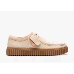 CLAOXC5123MF8 금강제화 랜드로바 클락스 남성 Torhill Lo Ecru Suede 스니커즈(베이지)