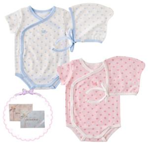 선물추천 [밍크뮤HP]25년S S(CR.PH)하트SET배내바디슈트 2종택1 (35370-040-06 07)