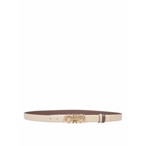[SALVATORE FERRAGAMO] 여성 벨트 리버시블 앤 어저스터블 레더 hooks 230359STONECLAY Taupe /8