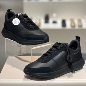 핏플랍 25S/S F-모드 레더 스웨이드 남성 스니커즈 FFSO5E789BK 올블랙