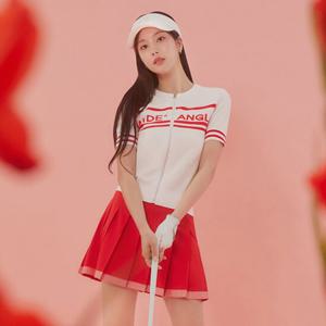[와이드앵글 공식] 여성 CO 여름 베이직 플리츠 큐롯 L_WWM25Q51R2