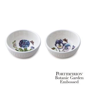 [포트메리온]보타닉가든 엠보스드 대접 14cm 2p(BK)