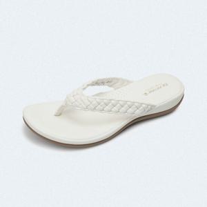 [베어파우] ABEL 화이트 쿠션 여성쪼리 K2966084RB-W