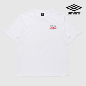 [엄브로] 트로피컬 오아시스 모래성 프레쉬 반팔 티셔츠 UQ223CRS56 WHT