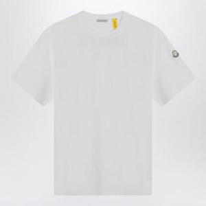 MONCLER X MERCEDES-BENZ BY NIGO White printed cotton t-shirt 8C000-0489AB9/Q_MONGE-001