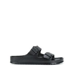 BIRKENSTOCK Arizona Eva 블랙 러버 샌들 Birkenstock Man 129423BLACK