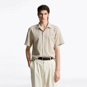 [공식][타미힐피거] [Regular fit] 린넨 캠프 칼라 셔츠 (T12F3WSH180MT1YA8)
