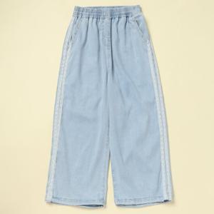 [로엠걸즈(아동)]옆선레이스얇은와이드데님스판청바지RGTJ2552C