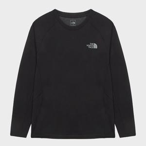 [노스페이스] 남성 비스티 긴팔 라운드 티 NT7TR02A_BLK