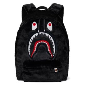 BAPE 백팩 블랙 샤크 에코퍼 데이팩 백팩 242546M166004