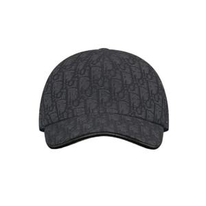 디올 오블리크 캡 코튼 자카드 블랙 243C904L3014-C900