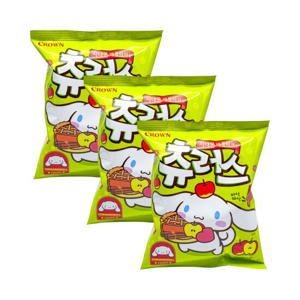 크라운 시나모롤 츄러스 시나몬애플파이맛 84g x 3개