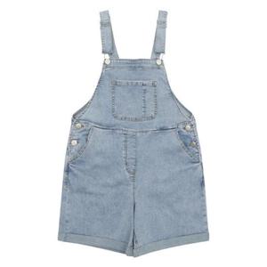 에꼴리에 sh06 4부 워싱 블루 멜빵바지 24b1265