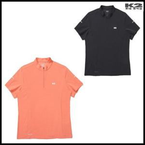 케이투 KWM24214 여름 등산 여성 홀리텍 반팔 집업티US