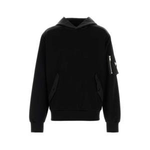 프라다 후드 티셔츠 UJL04CSOOO11JE F0806 Black