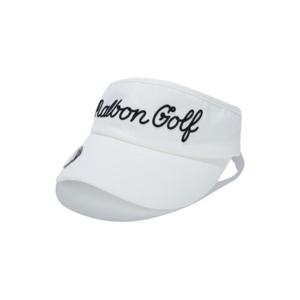 말본골프썬캡 KQJ M5142PVS20WHT 스크립트 볼마커 바이저 WHITE