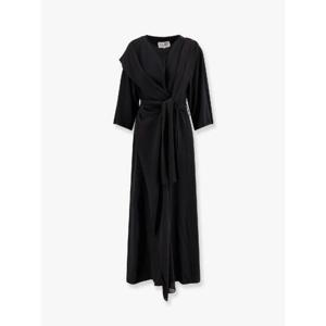 MM6 MAISON MARGIELA Long jersey dress with satin inserts S52CT0791