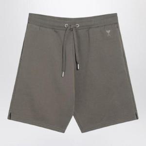 AMI PARIS Gray Ami de Coeur Shorts HSO674747/Q_AMI-0953