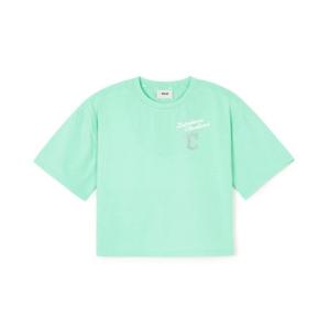 M MLB키즈반팔티 NQK 7FTSA0143-45GNM ATHLEISURE 여아 반팔 티셔츠