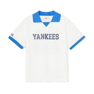 M MLB키즈반팔티 NQK 7APQV0143-50WHS VARSITY 피케티셔츠