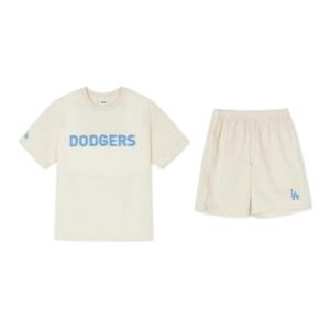 M MLB키즈트레이닝세트 NQK 7AS1CP143-07CRD OUTDOOR우븐 반팔티셔츠 세트