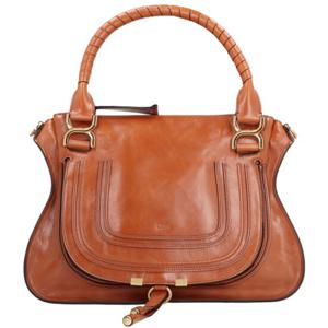 25 SS 끌로에 Marcie 미디엄 마르씨  레더 숄더백 브라운 CHC24AS660N57 26M