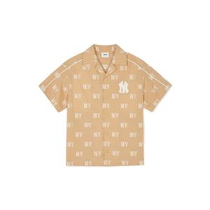 MLB키즈반팔티 NQK 7AWSM0143-50BGS CLASSIC MONOGRAM 우븐 셔츠