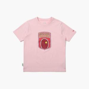 디아도라반팔티 KQJ D4222TRS94PKL 크로스코트 그래픽 반팔 티셔츠 우먼 PINK