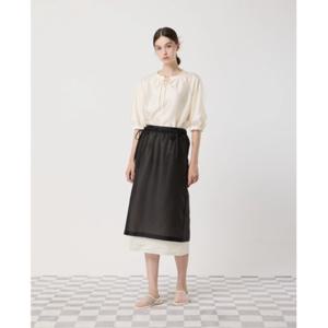 [CC콜렉트] 텍스처 블록 레이어드 스커트 (C252MSD031)