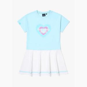 휠라키즈반바지 TQJ FK2OPG2303F-AQA Girls 피케 아미가 원피스
