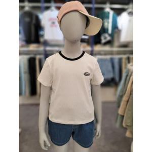 폴햄키즈 세이브존03 폴햄키즈 여아 골지 링거 반팔티 LSMPK2TS2013WT
