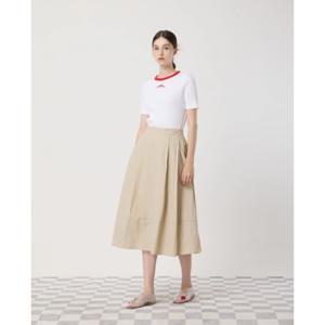 [CC콜렉트] 턱 플레어 미디 스커트 (C252MSD331)