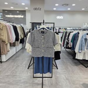 [ab.f.z]AFZ2NJ04/여름 시원 깔끔한 노카라 숏 자켓