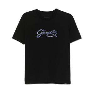 지방시 반팔 티셔츠 BW70EKP705 001 Black